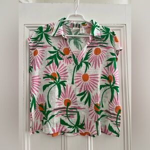 C&C California Floral Print Polo Shirt